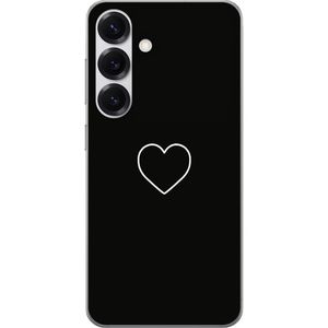 Samsung Galaxy S25 Transparent Mobilskal Hjärta