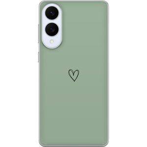 Samsung Galaxy S25 Edge Gjennomsiktig Telefondeksel Hjärta