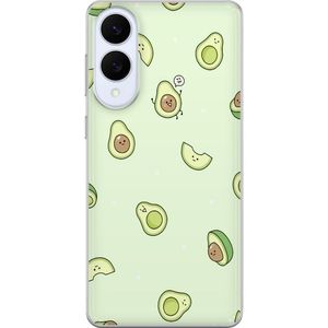 Samsung Galaxy S25 Edge Läpinäkyvä Puhelinkotelo Avokado