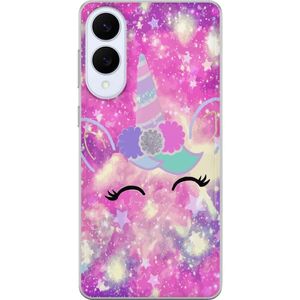 Samsung Galaxy S25 Edge Läpinäkyvä Puhelinkotelo Glad Enhörning