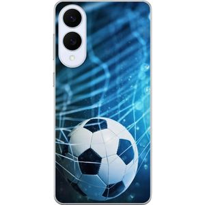 Samsung Galaxy S25 Edge Läpinäkyvä Puhelinkotelo Fotboll