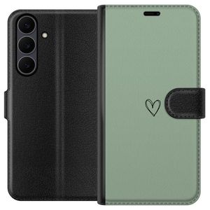 Samsung Galaxy S25 FE Musta Lompakkokotelo Hjärta