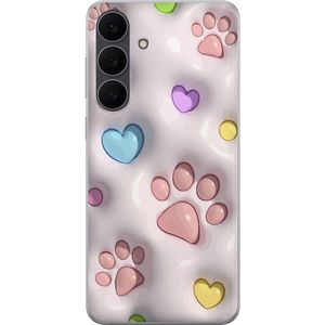 Samsung Galaxy S25 FE Gennemsigtigt Telefoncover Fluffiga Tassar