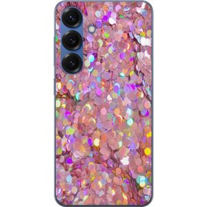 Samsung Galaxy S25+ Transparent Mobilskal Glitter