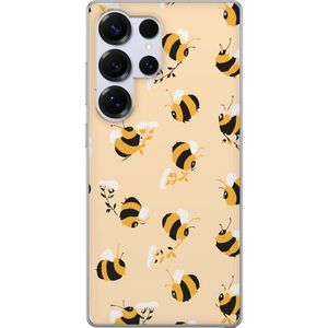 Samsung Galaxy S25 Ultra Transparent Mobilskal Humlor