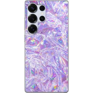 Samsung Galaxy S25 Ultra Gjennomsiktig Telefondeksel Glitter