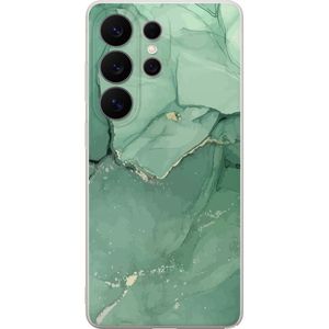 Samsung Galaxy S26 Ultra Puhelinkotelo Grön Marmor