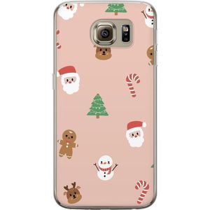 Samsung Galaxy S6 Transparent Mobilskal Klassisk Julfest