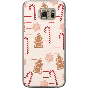 Samsung Galaxy S6 Transparent Mobilskal Julens Godisglädje