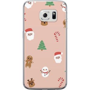 Samsung Galaxy S6 edge Transparent Mobilskal Klassisk Julfest