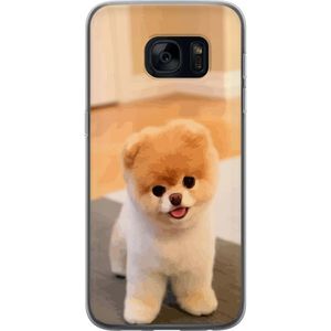 Samsung Galaxy S7 Transparent Mobilskal Söt Valp
