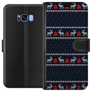 Samsung Galaxy S8 Svart Plånboksfodral Tomtens Team