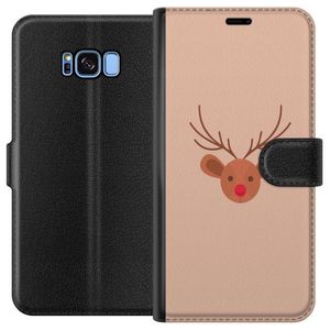 Samsung Galaxy S8 Svart Plånboksfodral Ren Julkänsla
