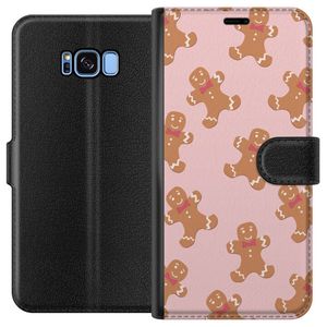 Samsung Galaxy S8 Musta Lompakkokotelo Pepparkaksgubbe