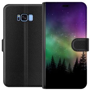 Samsung Galaxy S8 Musta Lompakkokotelo Norrsken