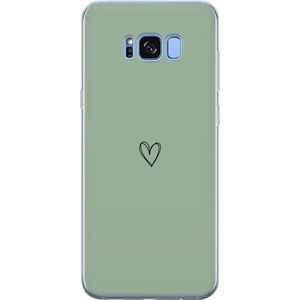Samsung Galaxy S8 Transparent Mobilskal Hjärta