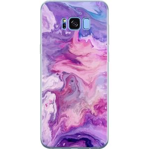 Samsung Galaxy S8 Transparent Mobilskal Marmor