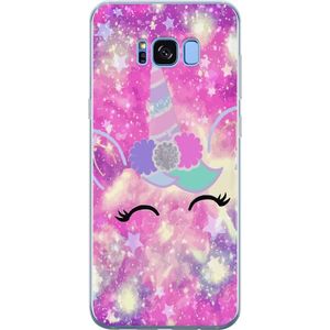 Samsung Galaxy S8 Transparent Mobilskal Glad Enhörning