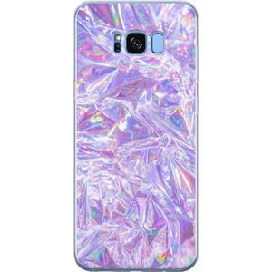 Samsung Galaxy S8 Transparent Mobilskal Glitter