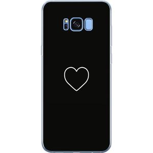Samsung Galaxy S8 Transparent Mobilskal Hjärta