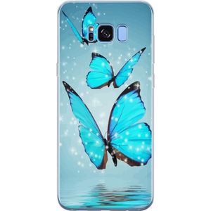 Samsung Galaxy S8 Transparent Mobilskal Magiska Fjärilar