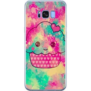 Samsung Galaxy S8+ Transparent Mobilskal Cupcake