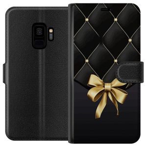 Samsung Galaxy S9 Sort Lommebokdeksel Elegant Rosett