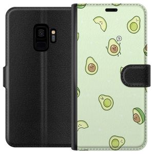 Samsung Galaxy S9 Svart Plånboksfodral Avokado