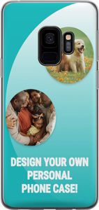 Design ditt eget Samsung Galaxy S9 Gjennomsiktig deksel