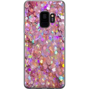 Samsung Galaxy S9 Läpinäkyvä Puhelinkotelo Glitter