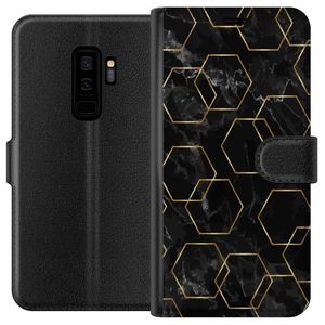Samsung Galaxy S9+ Svart Plånboksfodral Guldkretsen