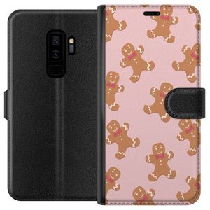 Samsung Galaxy S9+ Svart Plånboksfodral Pepparkaksgubbe