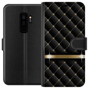 Samsung Galaxy S9+ Sort Lommebokdeksel Lyxigt