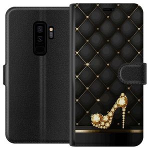 Samsung Galaxy S9+ Sort Lommebokdeksel Lyxig Sko