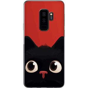 Samsung Galaxy S9+ Gjennomsiktig Telefondeksel Busig Katt
