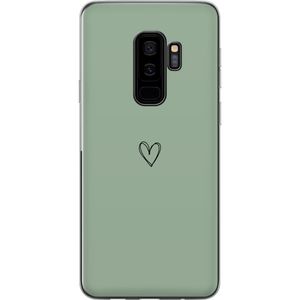 Samsung Galaxy S9+ Transparent Mobilskal Hjärta
