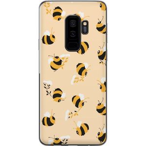 Samsung Galaxy S9+ Transparent Mobilskal Humlor