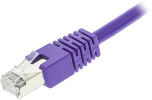 F/UTP Cat6 patchkabel 0,3 meter lila