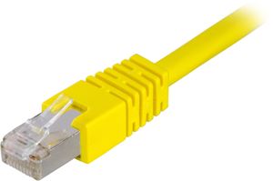 F/UTP Cat6 patchkabel LSZH 0,5m gul