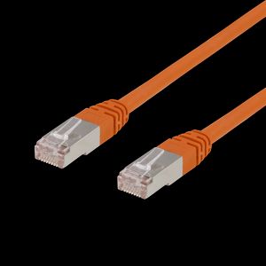 F/UTP Cat6 patchkabel 1,5m orange LSZH Delta