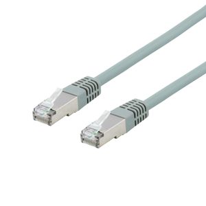 U/FTP Cat6a patch cable, LSZH, 1,5m – Grå