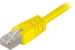 F/UTP Cat6 patchkabel 2m - Gul
