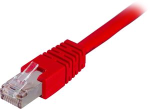 F/UTP Cat6 nätverkskabel 2m röd