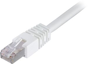 Nätverkskabel Cat6 F/UTP 2m vit LSZH Delta-certifierad