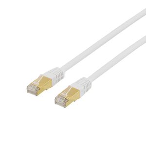 S/FTP Cat7 patchkabel RJ45 0,5m 600MHz LSZH Vit