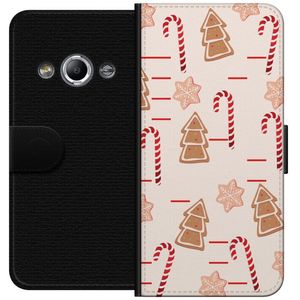 Samsung Galaxy Xcover 3 Svart Plånboksfodral Julens Godisglädje