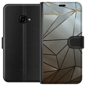 Samsung Galaxy Xcover 4 Svart Plånboksfodral Mönster Rosé