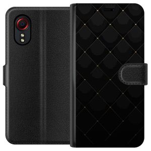 Samsung Galaxy Xcover 5 Sort Lommebokdeksel Exklusivt Mönster