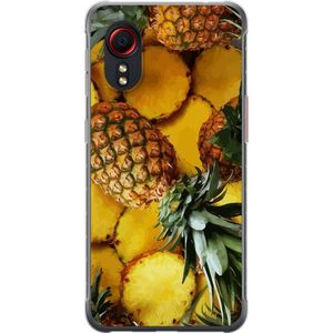 Samsung Galaxy Xcover 5 Gjennomsiktig Telefondeksel Ananas