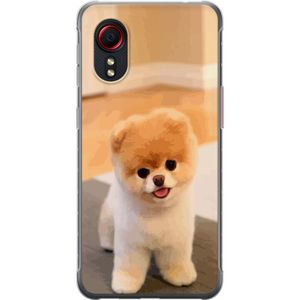 Samsung Galaxy Xcover 5 Transparent Mobilskal Söt Valp